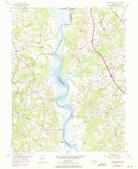 Lower Marlboro 1953 topographic map thumbnail