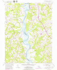 Lower Marlboro 1953 topographic map thumbnail