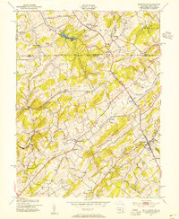 Manchester 1953 topographic map thumbnail