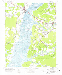 Mardela Springs 1942 topographic map thumbnail