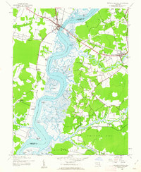 Mardela Springs 1942 topographic map thumbnail