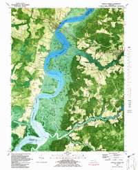Mardela Springs 1982 topographic map thumbnail