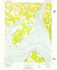 Mathias Point 1954 topographic map thumbnail