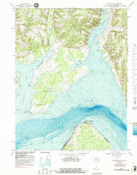 Mathias Point 1968 topographic map thumbnail