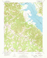 Mechanicsville 1953 topographic map thumbnail