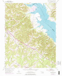 Mechanicsville 1953 topographic map thumbnail