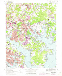 Middle River 1969 topographic map thumbnail