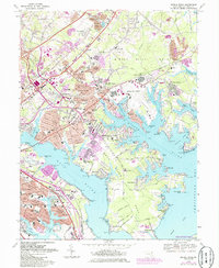 Middle River 1969 topographic map thumbnail