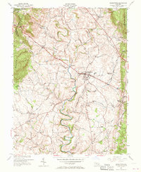 Middletown 1953 topographic map thumbnail