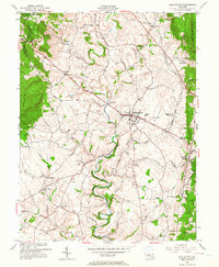 Middletown 1953 topographic map thumbnail