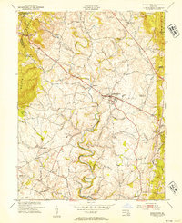 Middletown 1953 topographic map thumbnail