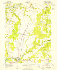 Millington 1953 topographic map thumbnail