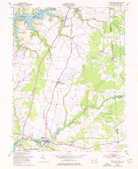 Millington 1953 topographic map thumbnail