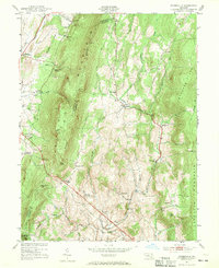 Myersville 1953 topographic map thumbnail