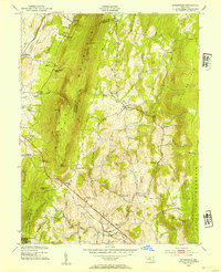 Myersville 1953 topographic map thumbnail