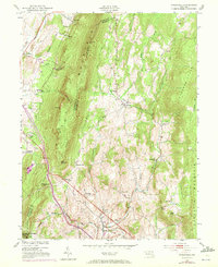 Myersville 1953 topographic map thumbnail