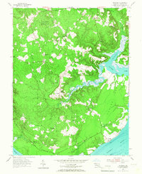 Nanjemoy 1954 topographic map thumbnail