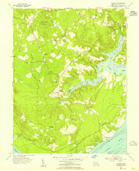 Nanjemoy 1954 topographic map thumbnail