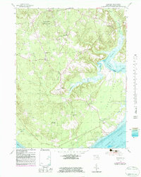 Nanjemoy 1954 topographic map thumbnail