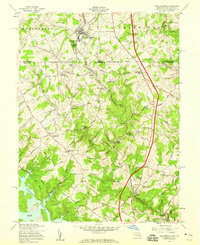 New Freedom 1958 topographic map thumbnail