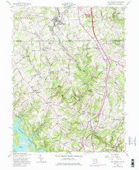 New Freedom 1958 topographic map thumbnail