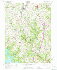 New Freedom 1958 topographic map thumbnail