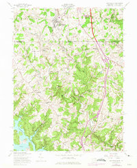 New Freedom 1958 topographic map thumbnail