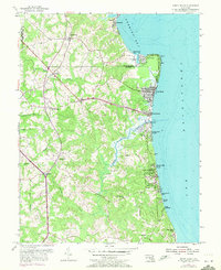 North Beach 1953 topographic map thumbnail