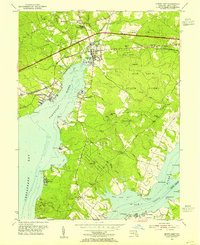 North East 1953 topographic map thumbnail