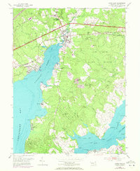 North East 1953 topographic map thumbnail
