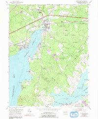North East 1953 topographic map thumbnail