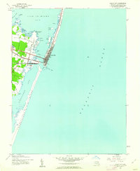 Ocean City 1942 topographic map thumbnail