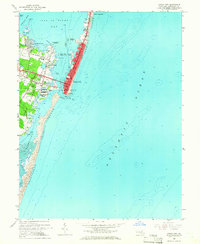 Ocean City 1964 topographic map thumbnail