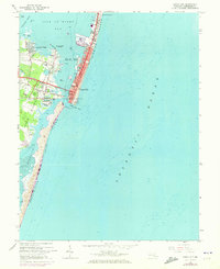 Ocean City 1964 topographic map thumbnail