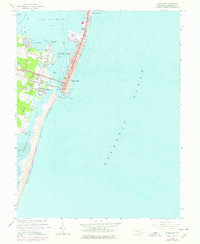 Ocean City 1964 topographic map thumbnail