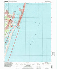 Ocean City 1998 topographic map thumbnail