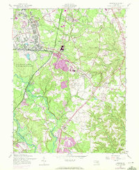 Odenton 1957 topographic map thumbnail
