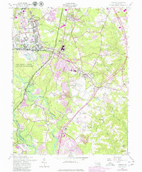 Odenton 1957 topographic map thumbnail