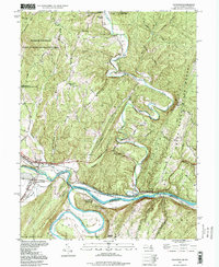 Oldtown 1998 topographic map thumbnail