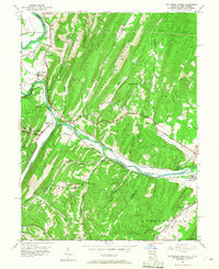 Patterson Creek 1949 topographic map thumbnail
