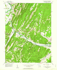 Patterson Creek 1949 topographic map preview