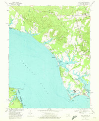 Piney Point 1968 topographic map thumbnail
