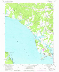 Piney Point 1968 topographic map thumbnail