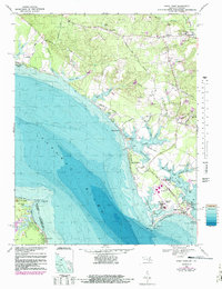 Piney Point 1968 topographic map thumbnail