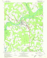 Pocomoke City 1968 topographic map thumbnail
