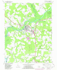 Pocomoke City 1968 topographic map thumbnail