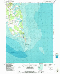 Point Lookout 1987 topographic map thumbnail