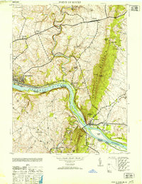 Point Of Rocks 1953 topographic map thumbnail