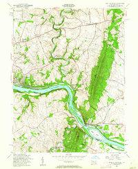 Point Of Rocks 1955 topographic map thumbnail
