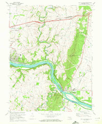 Point Of Rocks 1970 topographic map thumbnail